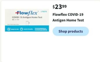 Walgreens Flowflex covid-19 antigen home test offer