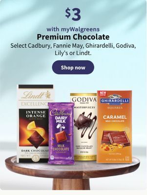 Walgreens Premium chocolate offer