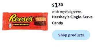Walgreens Hershey's single-serve candy offer