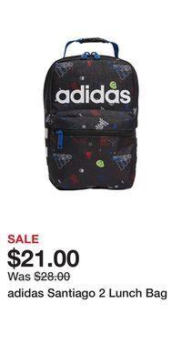 Kohl's Adidas santiago 2 lunch bag offer