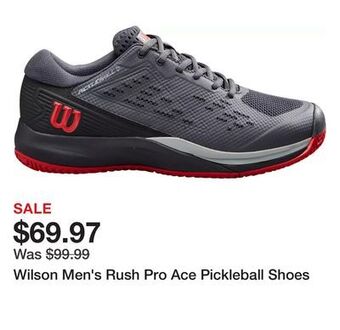 Dick's Sporting Goods Wilson men's rush pro ace pickleball shoes offer