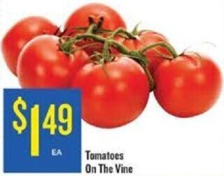 Homeland Market Tomatoes On The Vine offer