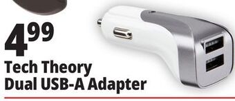 Ocean State Job Lot Tech theory dual usb-a adapter offer