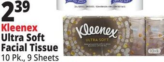 Ocean State Job Lot Kleenex on-the-go ultra soft facial tissue packs, 10-count offer
