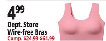 Ocean State Job Lot Dept. store wire-free bras offer