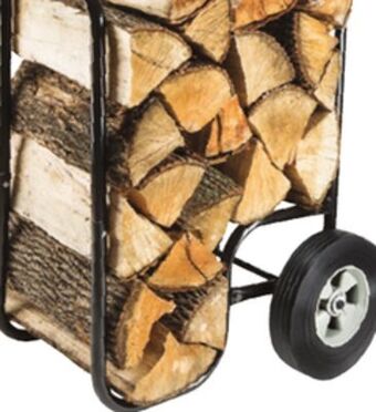 Ocean State Job Lot Heavy-duty firewood carrier with cover offer