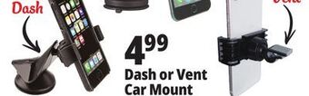 Ocean State Job Lot Dash or vent car mount offer