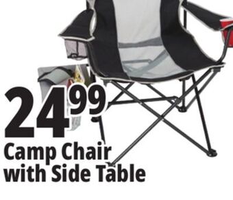 Ocean State Job Lot Oversized folding camp chair with side table offer