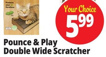 Ocean State Job Lot Pounce & play double wide scratcher offer