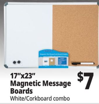Ocean State Job Lot 17x23 magnetic message boards offer