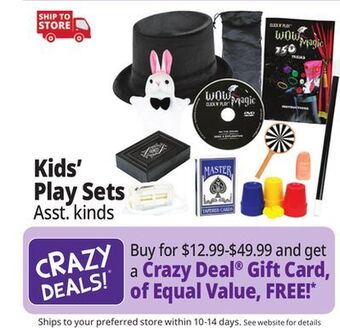 Ocean State Job Lot Play sets offer