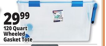 Ocean State Job Lot Sterilite wheeled gasket storage box, 120 qt offer