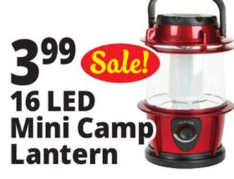 Ocean State Job Lot 24 lumen led mini camping lantern offer