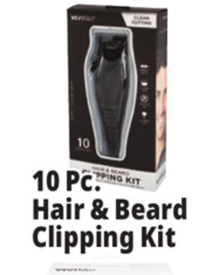 Ocean State Job Lot 10 pc. hair & beard clipping kit offer