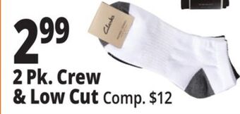 Ocean State Job Lot 2 pk. crew & low cut offer
