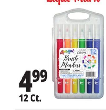 Ocean State Job Lot Liqui-mark brush markers offer