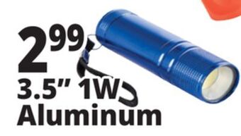 Ocean State Job Lot 80 lumen aluminum cob flashlight offer
