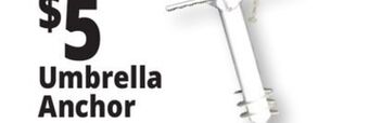 Ocean State Job Lot Beach umbrella anchor offer