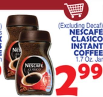 Bravo Supermarkets Nescafe clasico instant coffee offer