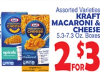 Bravo Supermarkets Kraft macaroni & cheese offer