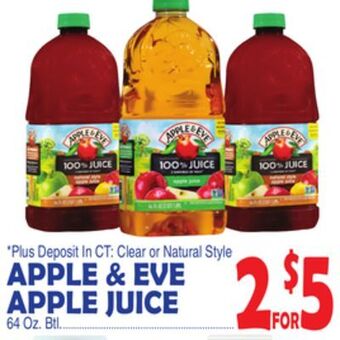 Bravo Supermarkets Apple & eve apple juice offer