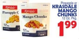 Bravo Supermarkets Krasdale mango chunks offer