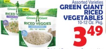Bravo Supermarkets Green giant riced vegetables offer