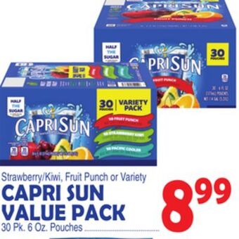Bravo Supermarkets Capri sun value pack offer