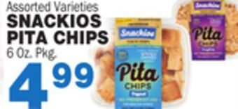 Bravo Supermarkets Snackios pita chips offer