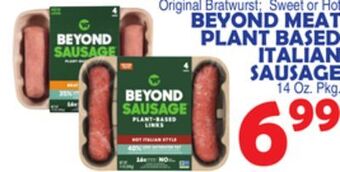 Bravo Supermarkets Beyond meat plant based italian sausage offer
