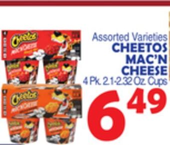Bravo Supermarkets Cheetos mac'n cheese offer