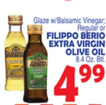 Bravo Supermarkets Filippo berio extra virgin olive oil offer