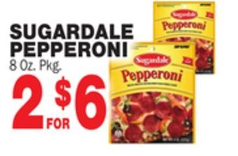 Bravo Supermarkets Sugardale pepperoni offer