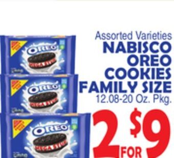 Bravo Supermarkets Nabisco oreo cookies family size offer