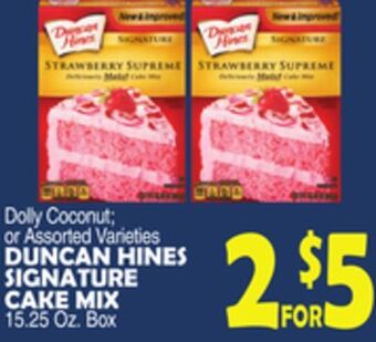 Bravo Supermarkets Duncan hines signature cake mix offer