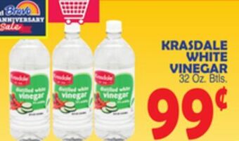 Bravo Supermarkets Krasdale white vinegar offer