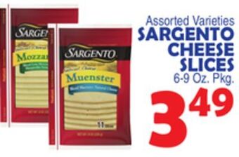 Bravo Supermarkets Sargento cheese slices offer