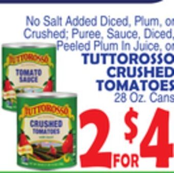 Bravo Supermarkets Tuttorosso crushed tomatoes offer