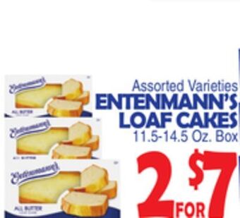 Bravo Supermarkets Entenmann's loaf cakes offer