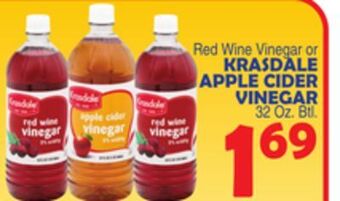 Bravo Supermarkets Krasdale apple cider vinegar offer