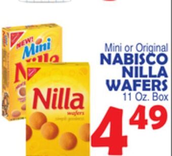 Bravo Supermarkets Nabisco nilla wafers offer