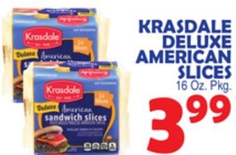 Bravo Supermarkets Krasdale deluxe american slices offer