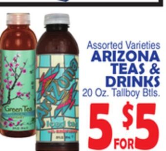 Bravo Supermarkets Arizona teas & drinks offer