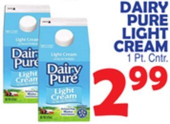 Bravo Supermarkets Dairy pure light cream offer