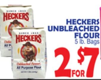Bravo Supermarkets Heckers unbleached flour offer
