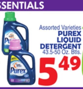 Bravo Supermarkets Purex liquid detergent offer