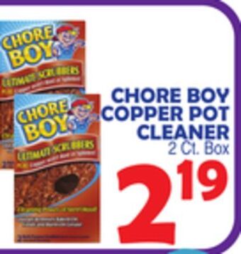 Bravo Supermarkets Chore boy copper pot cleaner offer