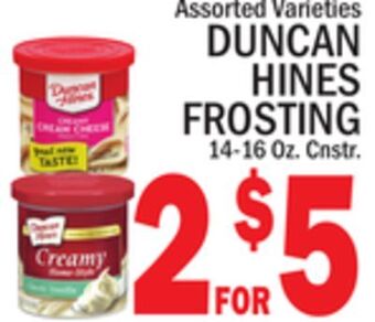 C Town Duncan hines frosting offer