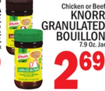 C Town Knorr granulated bouillon offer