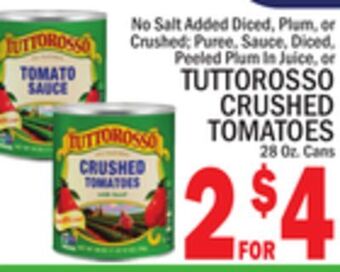 C Town Tuttorosso crushed tomatoes offer